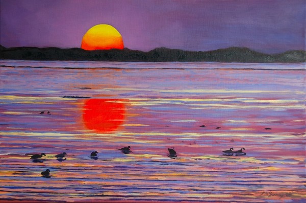 Sunset on the Lake