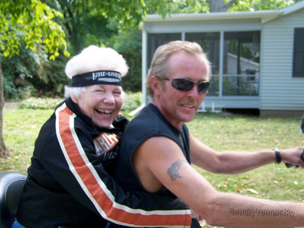 Mom's First Harley Ride