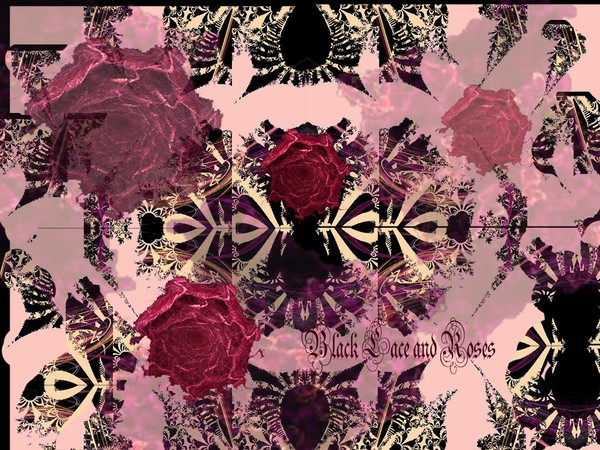 Black Lace and Roses