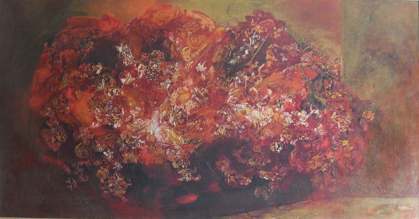 Vase in red Serie 
