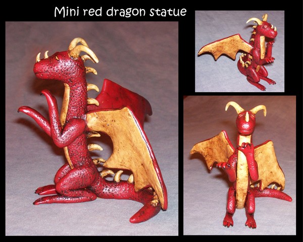 red dragon statue