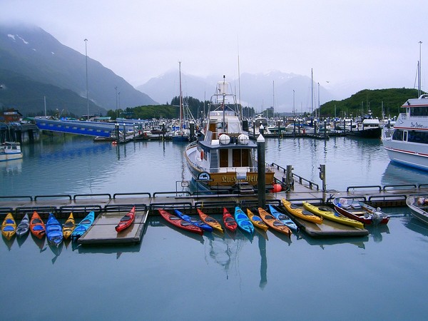 Kayaks in Valdez AK