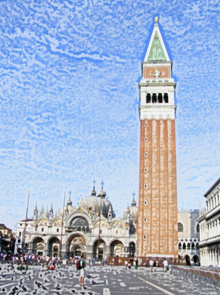 Sketch style St.Marks