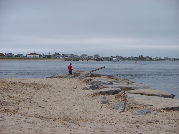 rock path to the water