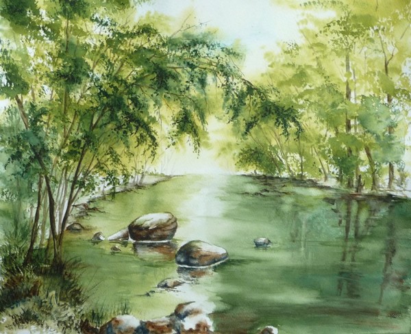 River in summer