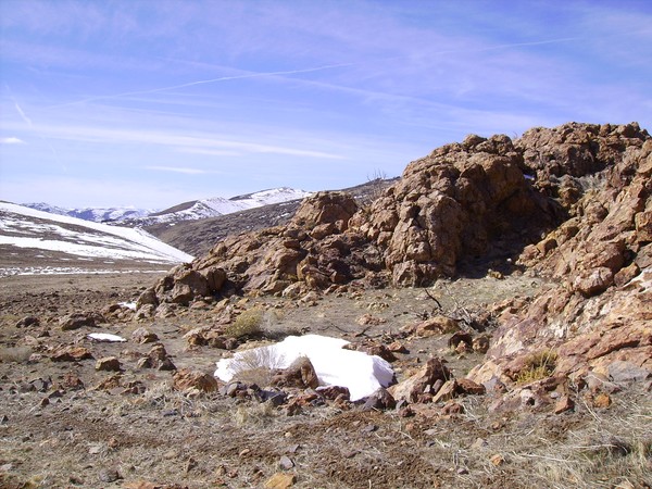On the mountains above my home