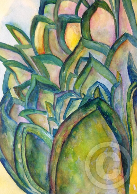 Blue Cacti