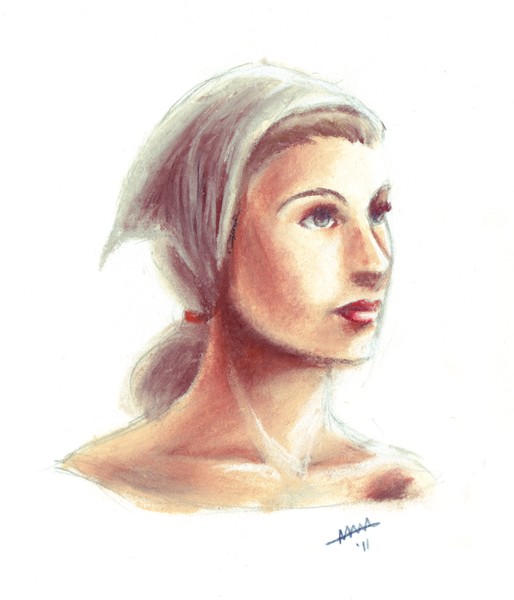 Pastel Bust