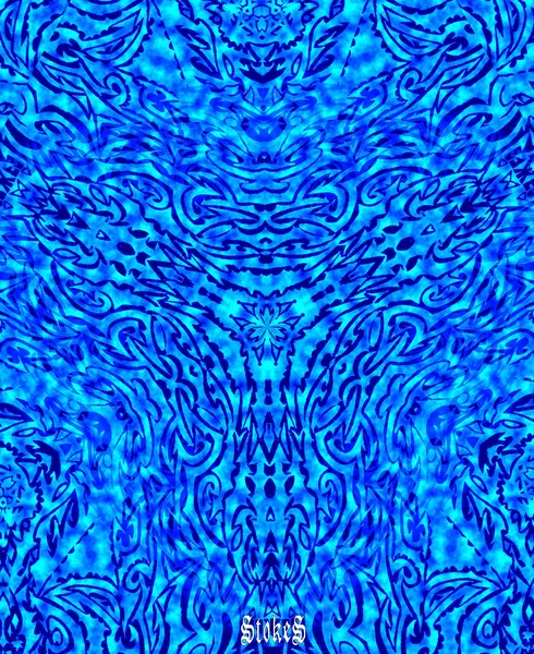 Blue Shell Blue Flame flakes