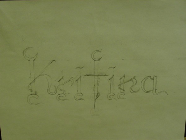 roberts artwork-lettering layout