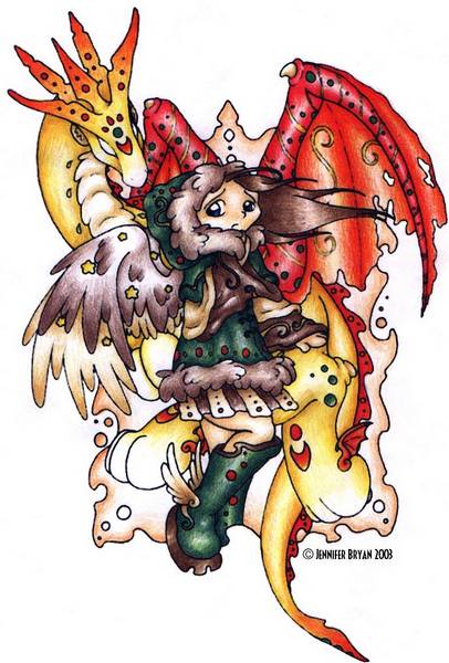 Girl and Dragon!