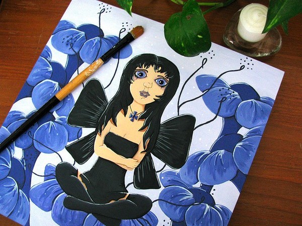 Out of the Pansies Fairy