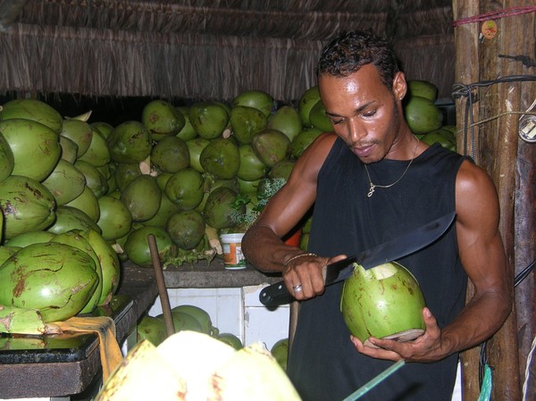 Coconut juice!