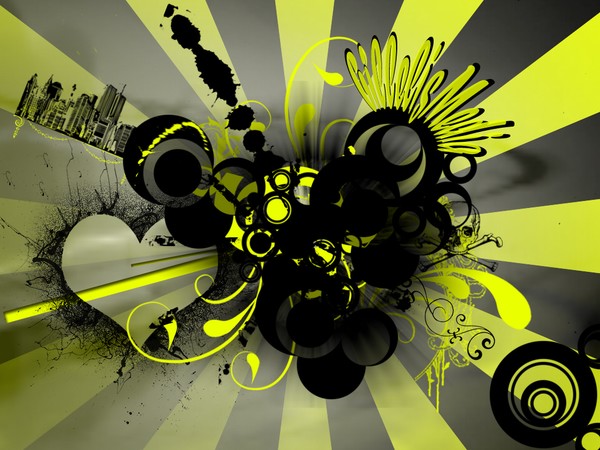 yellow vector