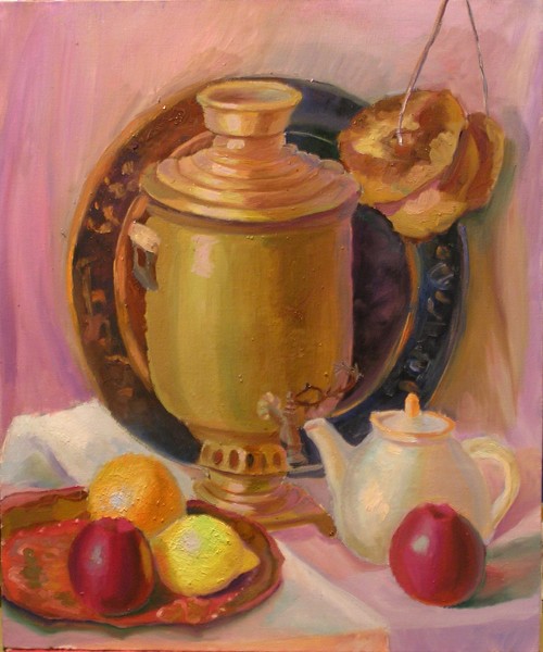 Naturemorte with samovar