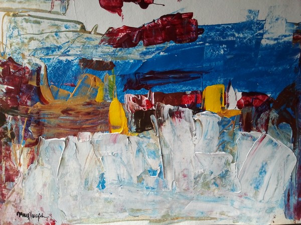 Abstract Art  Mixed media Painting