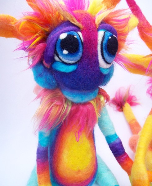 Blue Rainbow Tie Dye Goblin