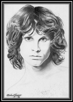 Jim Morrison of the 'doors'