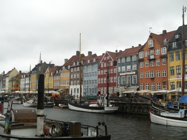 Nyhavn District. Copenhague.
