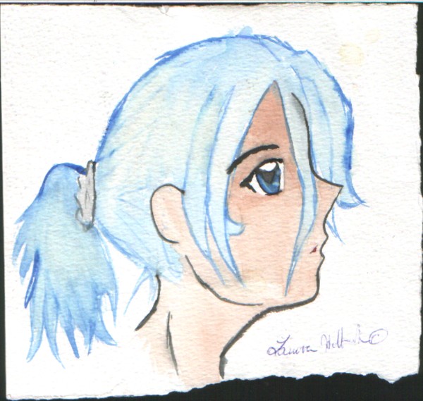 blue haired