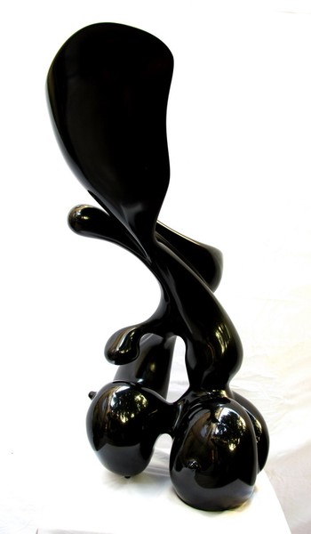 The woman metaphysics marble black Belgium cm 75x38x60  9