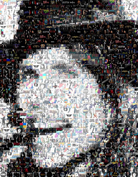 Steven Tyler 80s 90s Rock n Roll mosaic