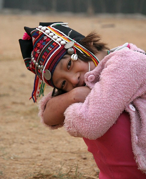 little Akha girl