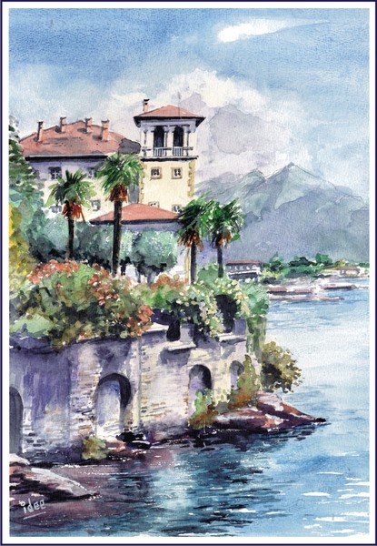 Italian villa with a view