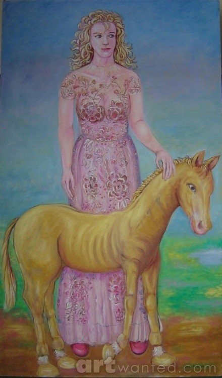 Lady with Horsie,  2017