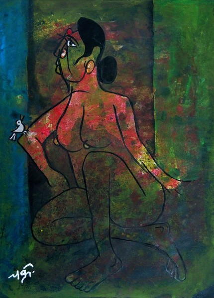Life 10x14 inch,Mix Media on Paper
