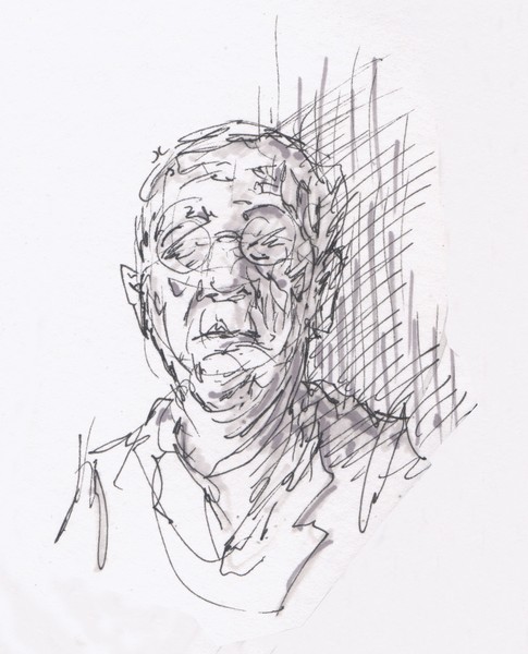 Glasses sketch