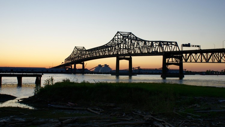 Bridge at sunset