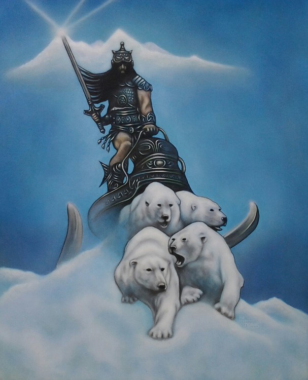 Polar Express (Frank Frazetta inspired)