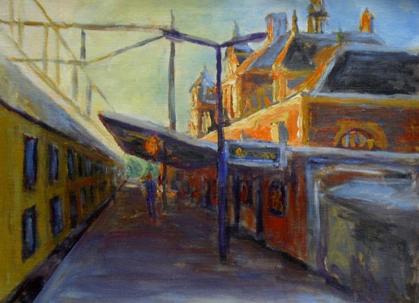 Train station in Delft