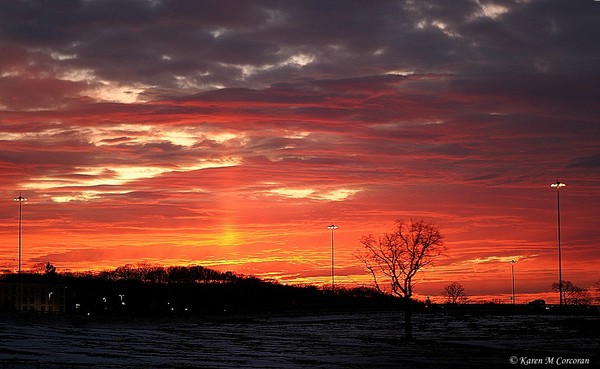 Winter Evening Sky