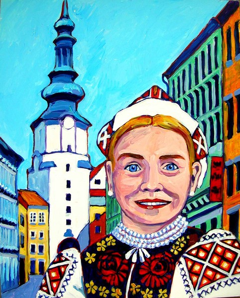 Vonnie Brown in Slovak costume (2006)