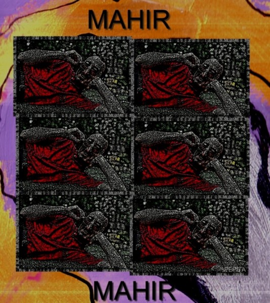 MAHIR THE INTERNET ICON popart portrait