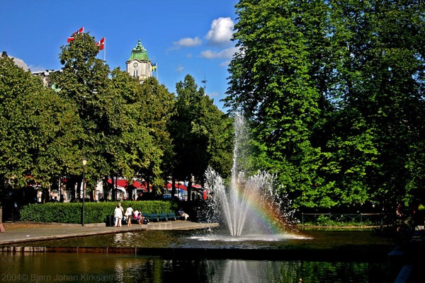 Park in centrum of Oslo - Norway.
