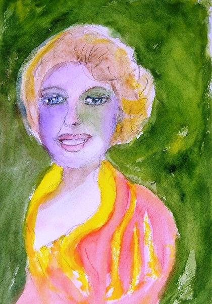self portrait in abstract 