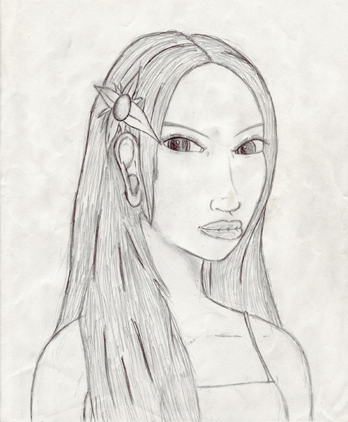 long hair girl
