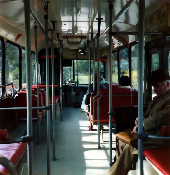 Bus Near the German Belgium Border