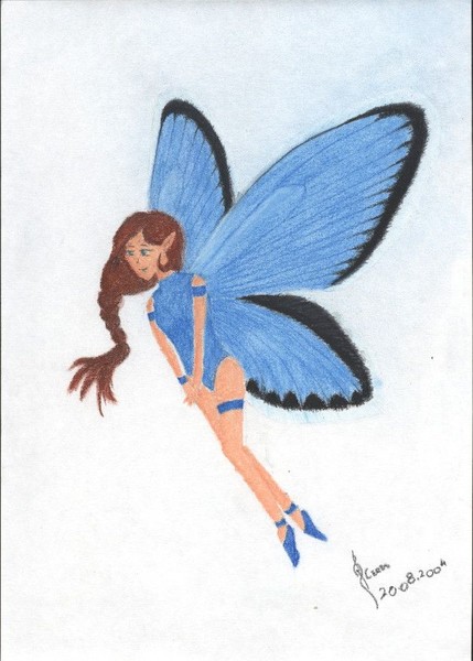 Butterfly Lightblue