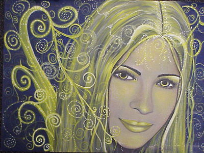 Golden Swirls of Beauty