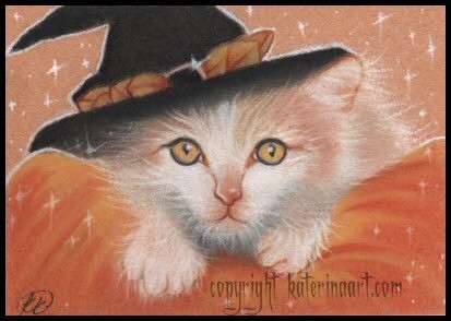 Kitty Witch -ACEO
