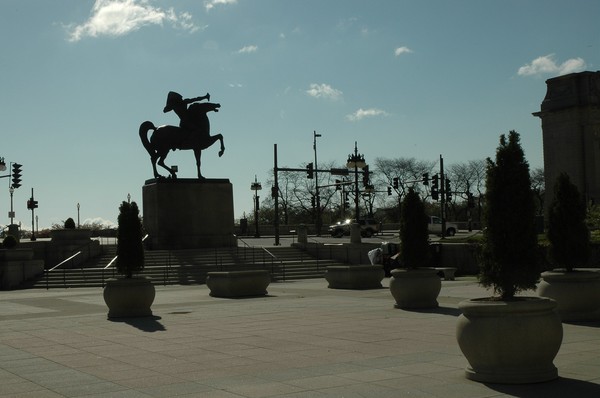 Statue in the park