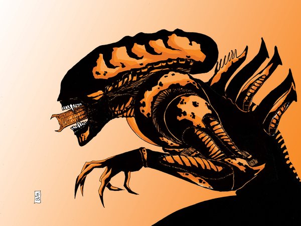 alien colored...