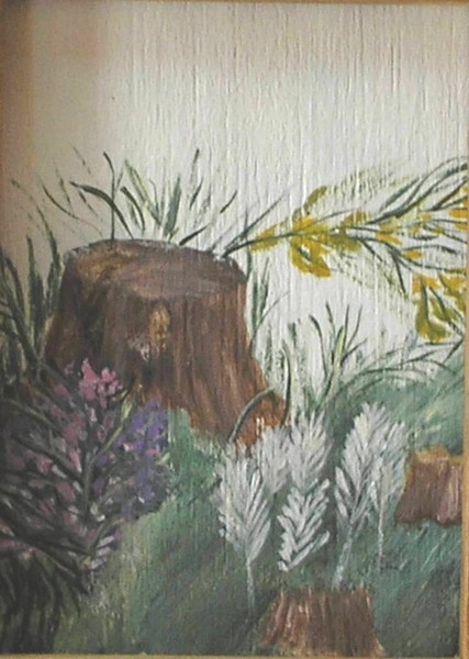 Original Floral Mini Painting