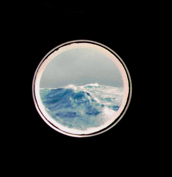 rough  seas  through porthole