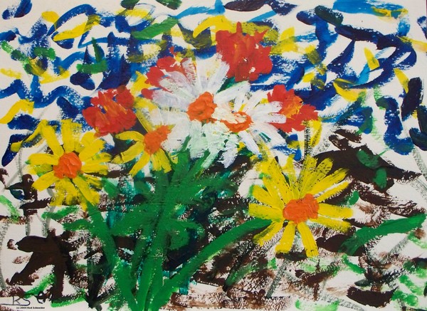 Roses and Daisies