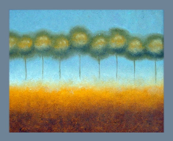 row of trees